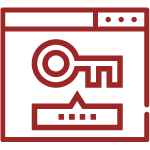 Various Authentication Interlocking icon