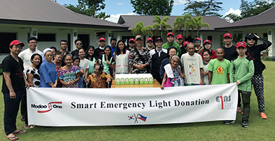 Light bulb donation activity